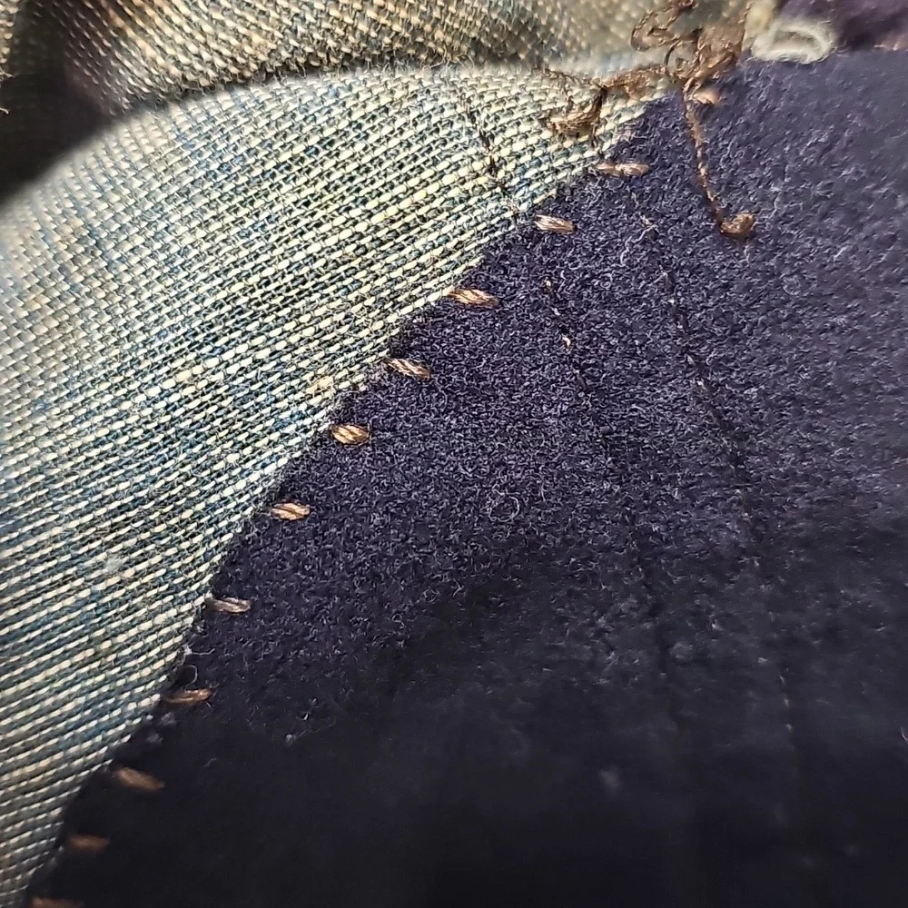 Vintage US Navy 1940s Blue Wool High-Waisted Sailor Trousers Womens 30 Classical - Picture 14 of 16